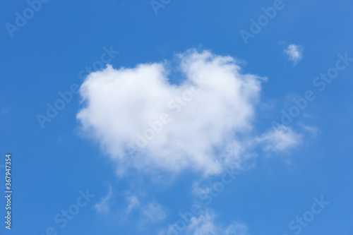 Blue sky background with clouds