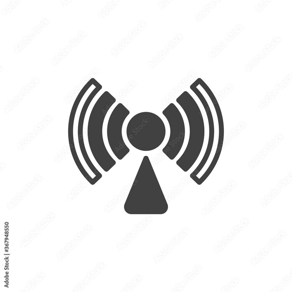Wifi network signal vector icon. filled flat sign for mobile concept and web design. Wireless connection signal glyph icon. Symbol, logo illustration. Vector graphics Wifi network signal vector icon. filled flat sign for mobile concept and web design. Wireless connection signal glyph icon. Symbol, logo illustration. Vector graphics