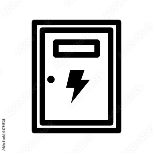 Electric panel box icon