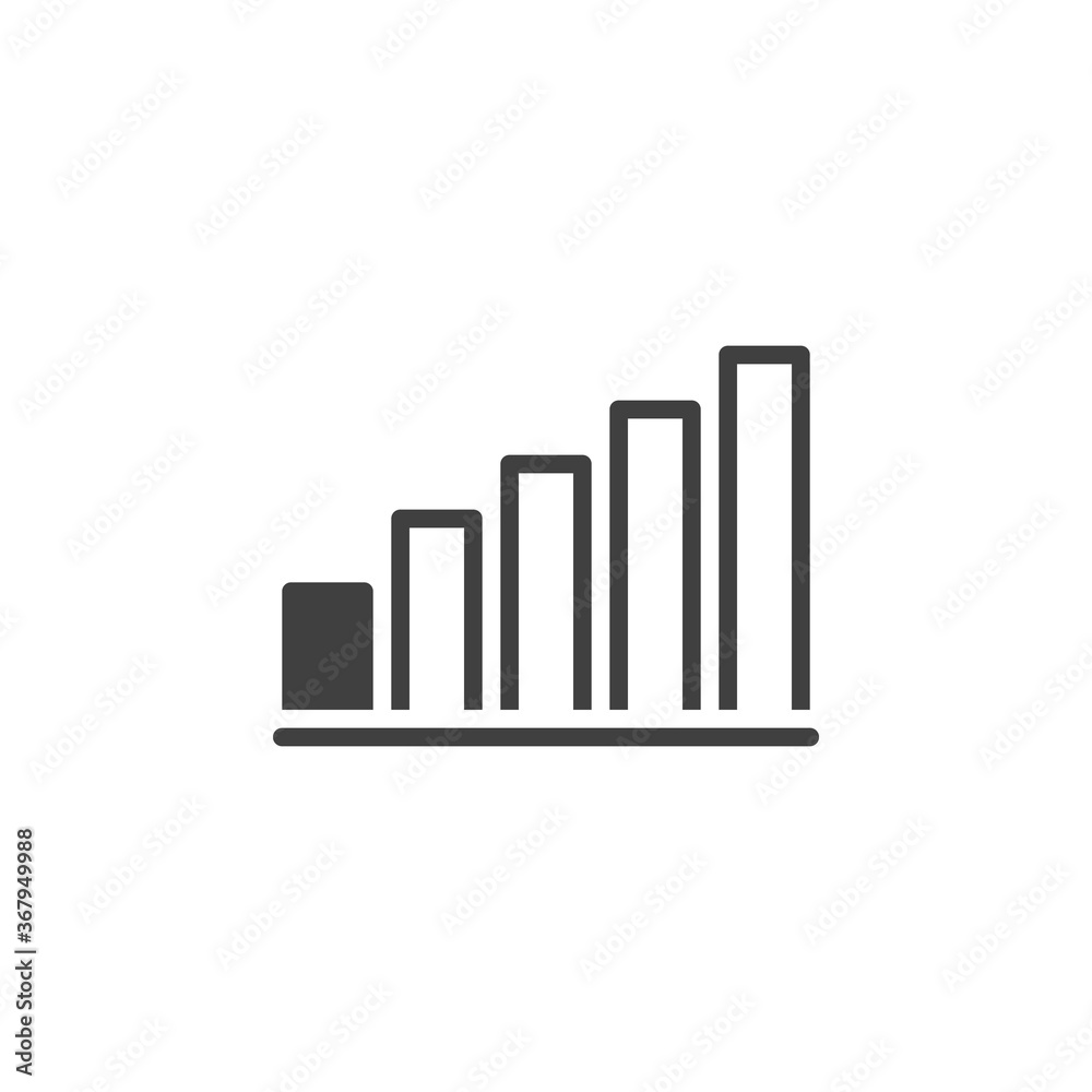 Network signal vector icon. filled flat sign for mobile concept and web design. Wireless connection level glyph icon. Symbol, logo illustration. Vector graphics Network signal vector icon. filled flat sign for mobile concept and web design. Wireless connection level glyph icon. Symbol, logo illustration. Vector graphics