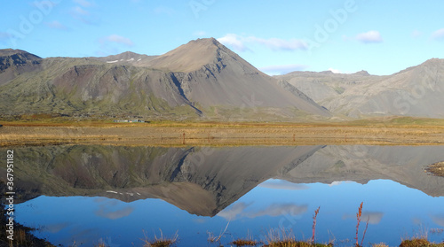 Mountains in Iceland. Mountains in Iceland. Panoramic picture.