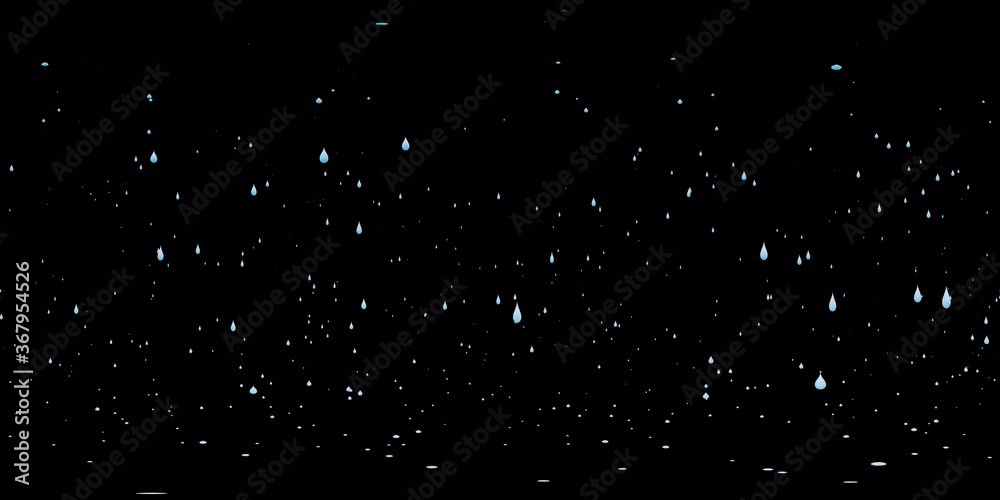 Continue to rain visual effects for 360 VR video.(loopable)