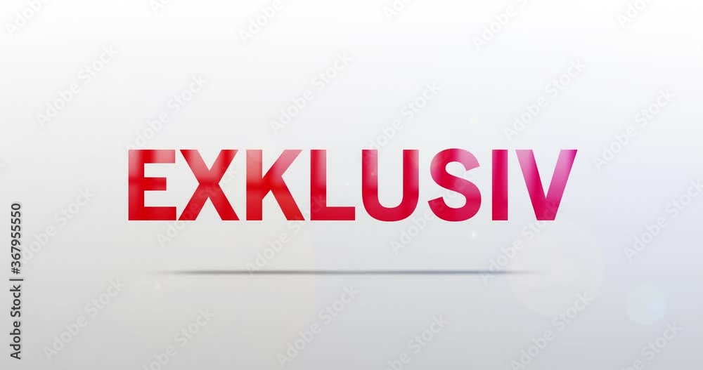 Exklusiv. Partikel Logo. Text Animation. Rotes Logo auf Hintergrund weiß/grau. Drehung. Hochwertiges 4k Video Exklusiv. Partikel Logo. Text Animation. Rotes Logo auf Hintergrund weiß/grau. Drehung. Hochwertiges 4k Video