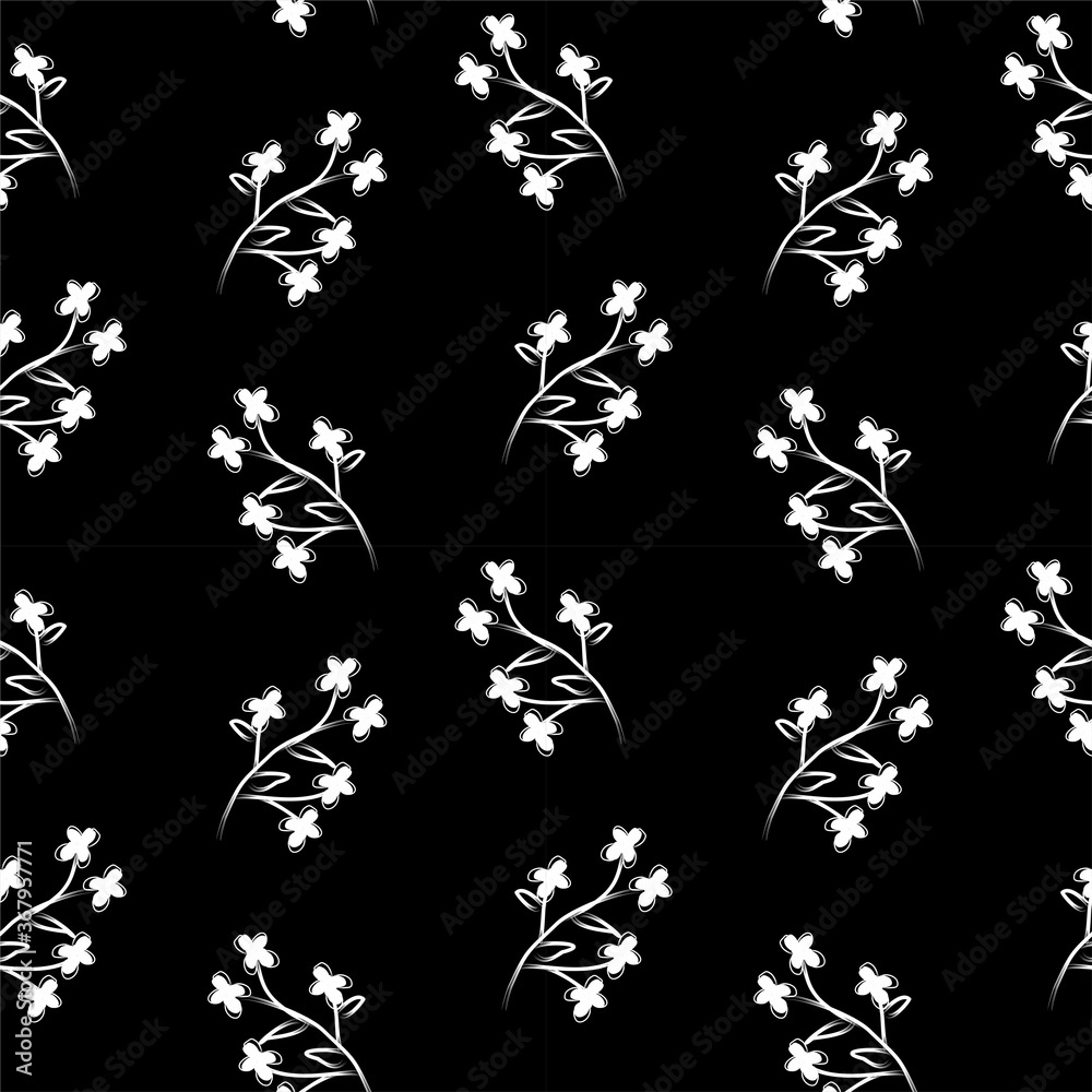 Seamless Pattern With Floral Motifs able to print for cloths, tablecloths, blanket, shirts, dresses, posters, papers. Seamless Pattern With Floral Motifs able to print for cloths, tablecloths, blanket, shirts, dresses, posters, papers.