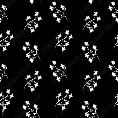 Seamless Pattern With Floral Motifs able to print for cloths, tablecloths, blanket, shirts, dresses, posters, papers.