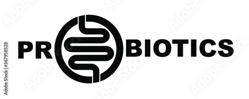Micro probiotic microorganism, science background. Medicine and treatment.	