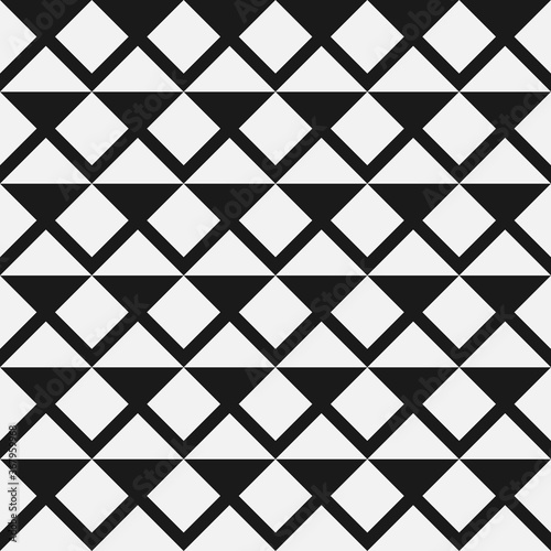 Seamless abstract geometric pattern with elements of rhombus