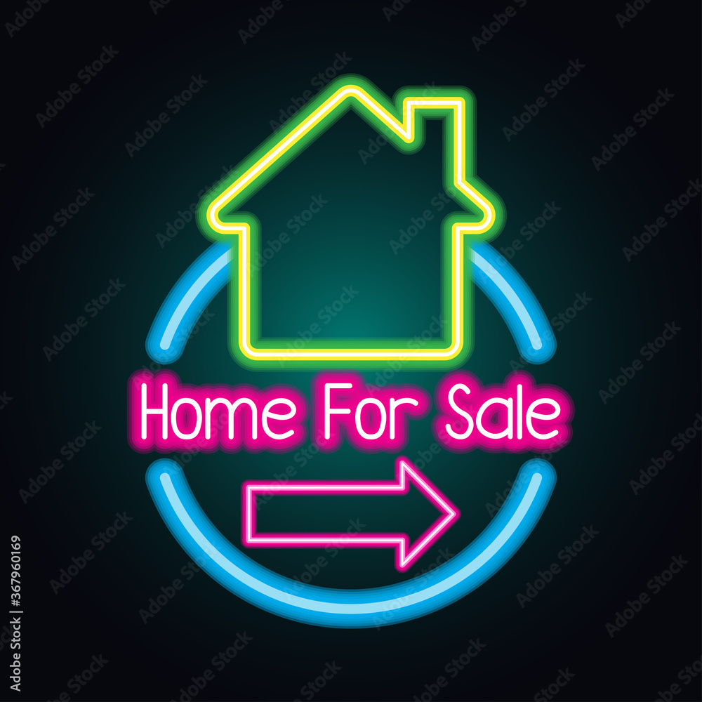 house home for sale neon sign for house for sale plank house home for sale neon sign for house for sale plank