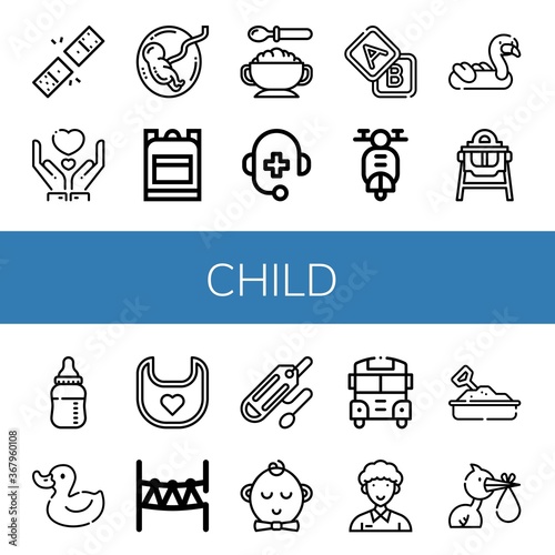child icon set