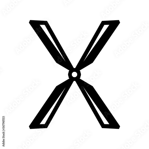 Drone propeller icon