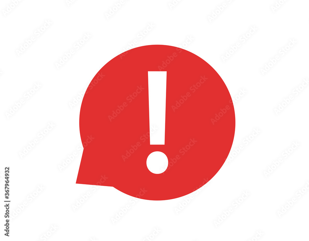 Red vector sign. Red sign icon. Alert sign icon. Alarm icon. Red vector sign. Red sign icon. Alert sign icon. Alarm icon.
