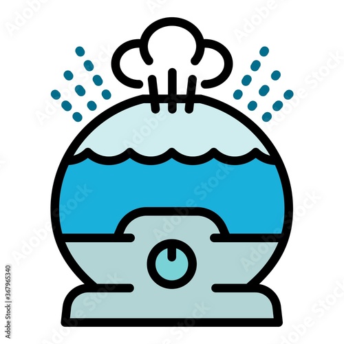 Ionizer humidifier icon. Outline ionizer humidifier vector icon for web design isolated on white background