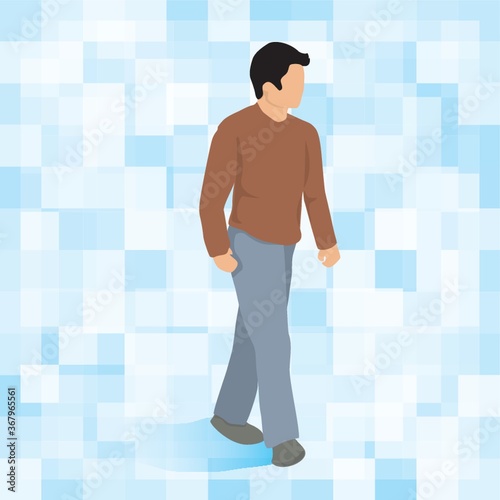 man walking