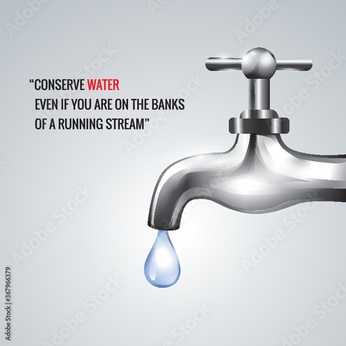conserve water