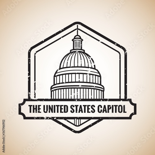 usa capitol label