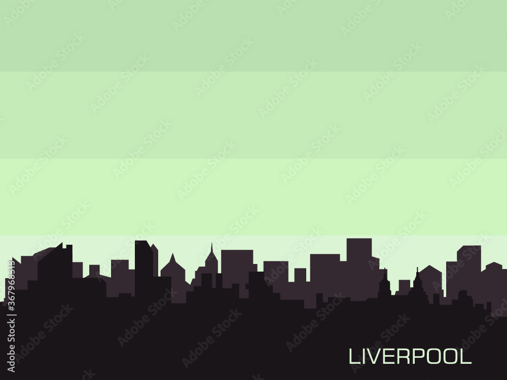 Liveropool,England city skyline