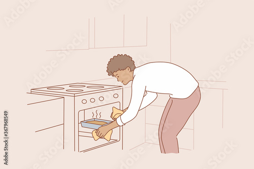 Cooking, food, hobby, housework concept