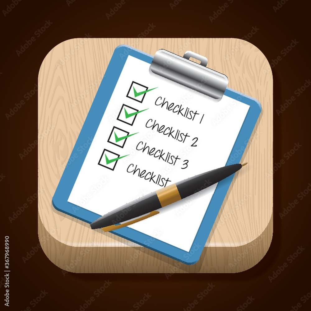 checklist with pen checklist with pen