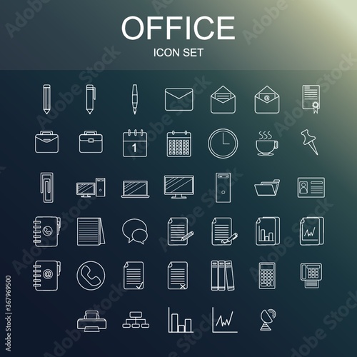 office icon set