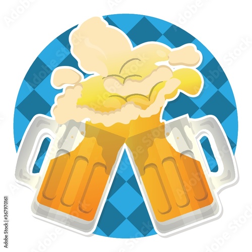 mugs of beer