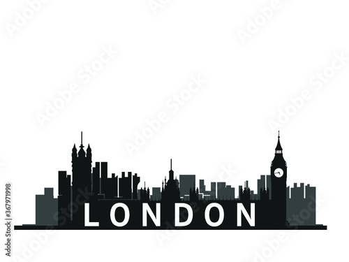 London, United kingdom city silhouette