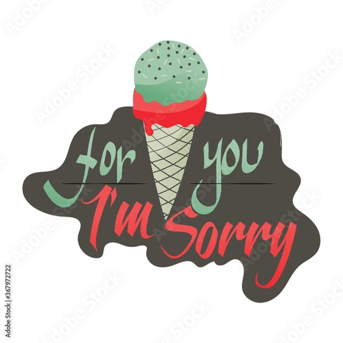 i am sorry card