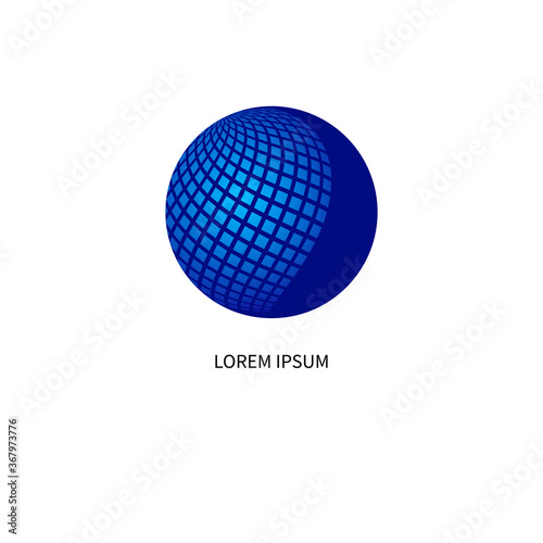 Communication logo, networking icon