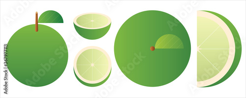 Vegetables and fruits illustration