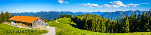 view at the isartal near the village bad toelz - bavaria © fottoo