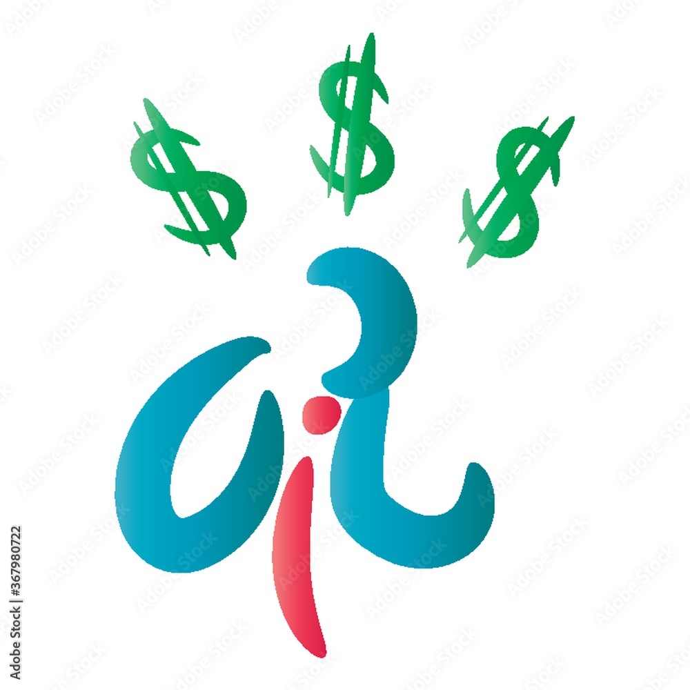 abstract man icon abstract man icon