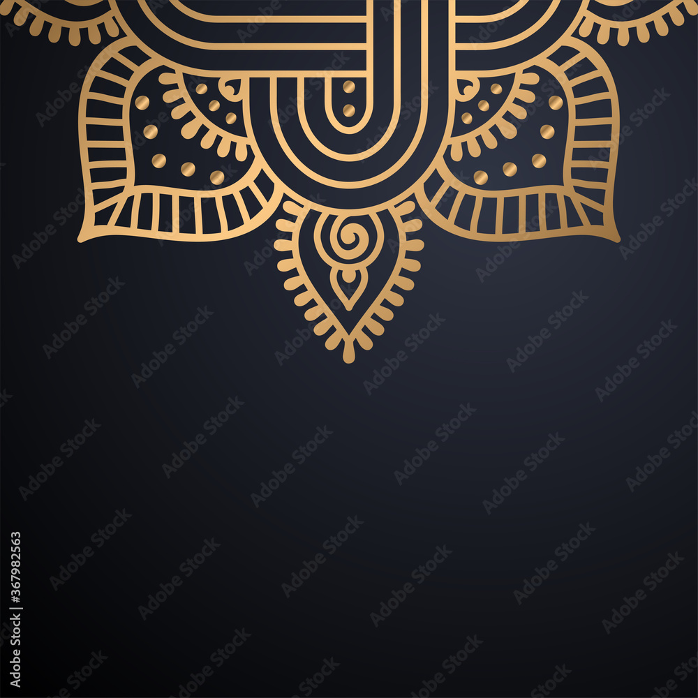 Obraz premium luxury ornamental mandala design background