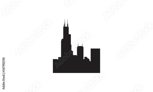Cityscape icon symbol. Premium quality isolated freedom tower element in trendy style. © Dori
