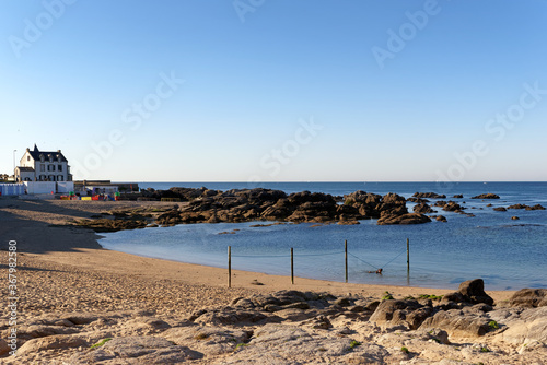 Beach of Port Lin in the Jumel bay