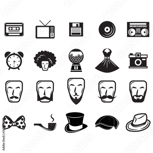 retro icons