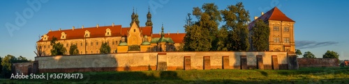 Fotografia Buildings of the Cistercian abbey in Lubiąż, Poland in Lower Silesia, former Ger