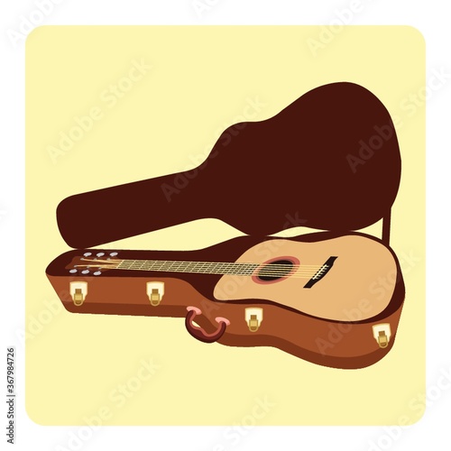 guitar in a guitar case