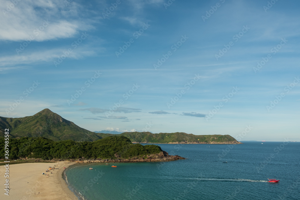 Fototapeta premium Peaceful beaches in Sai Kung, Hong Kong