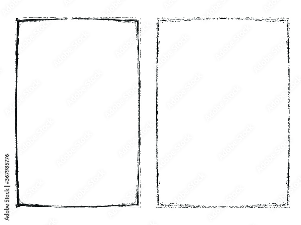 Vector Frames. rectangles for image. distress texture . Grunge Black borders isolated on the background . Dirt effect . geometric shapes for your design Vector Frames. rectangles for image. distress texture . Grunge Black borders isolated on the background . Dirt effect . geometric shapes for your design