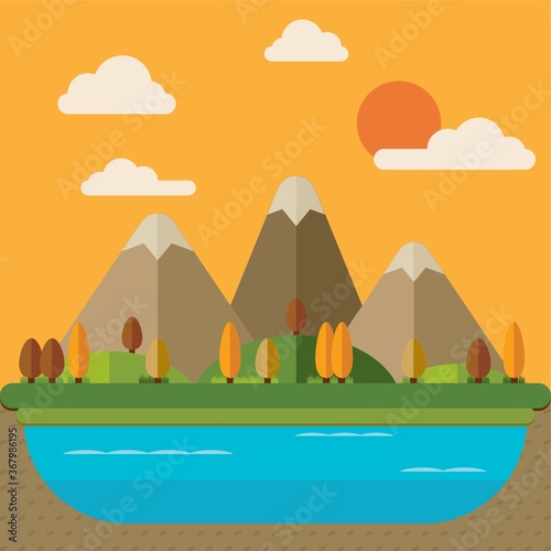 mountains background