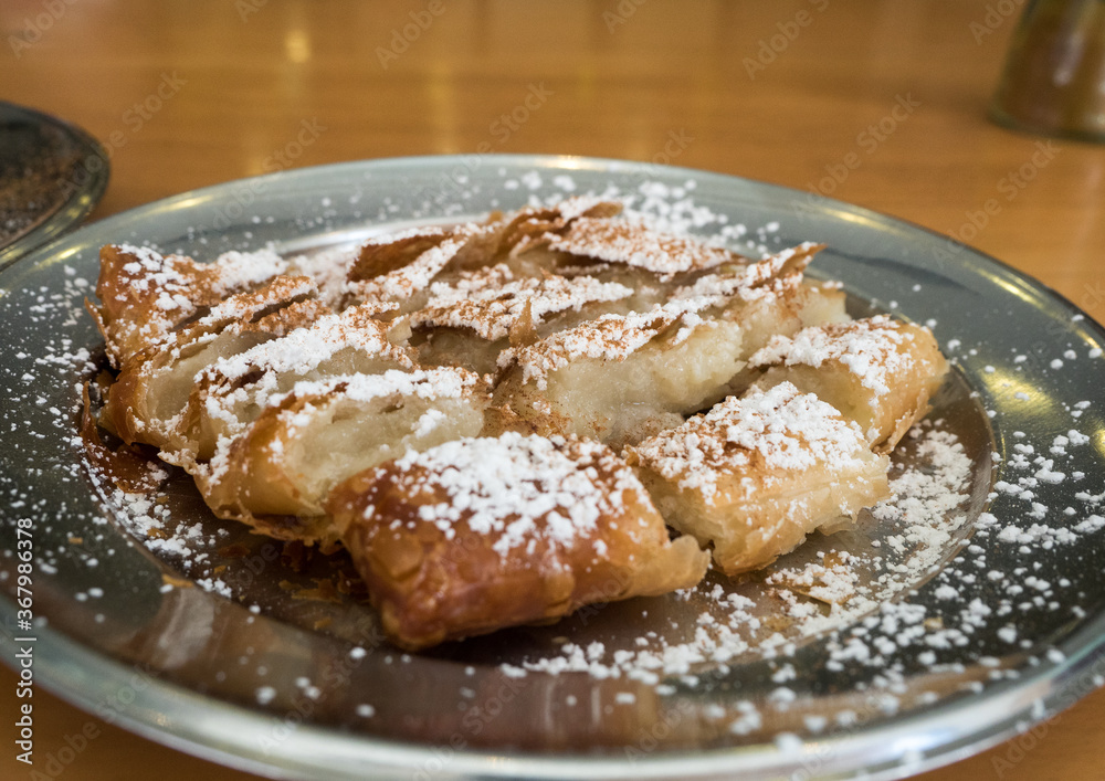mpougatsa bougatsa In the town of chania crete creta the largest of the