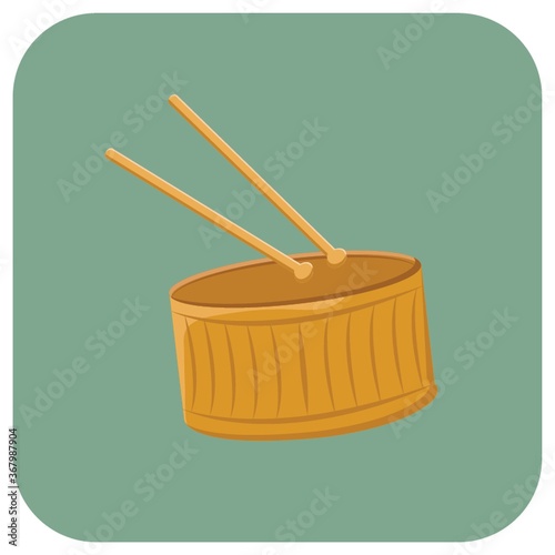 drum and sticks