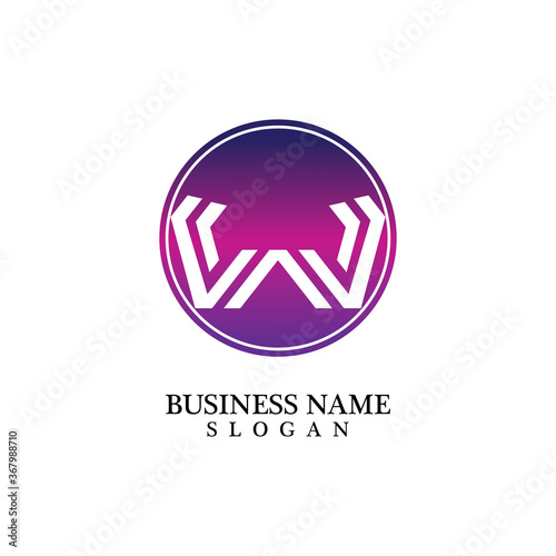 W Letter Logo Business Template Vector icon © Sunar