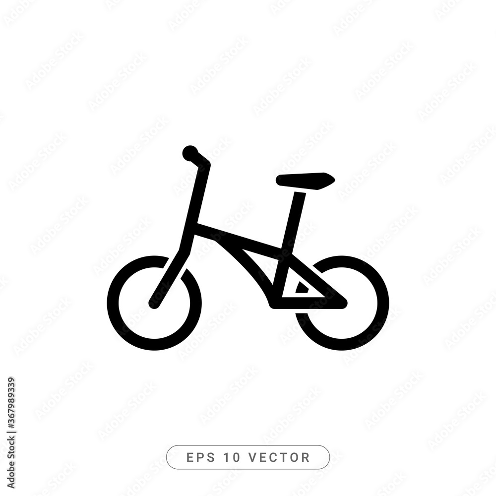 Folding Bike Flat Icon Vector illustration - EPS 10 Vector Folding Bike Flat Icon Vector illustration - EPS 10 Vector