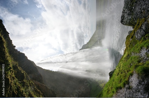 Seljalandsfoss Waterfall  Iceland South Coast