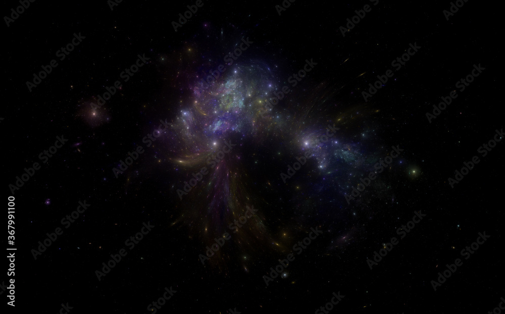 Obraz premium Star field background . Magic glow night sky.
