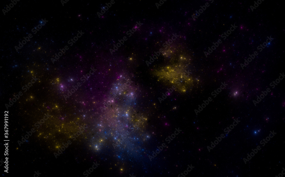Star field background . Magic glow night sky.