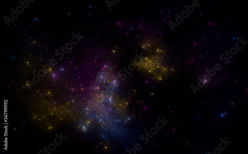 Fototapeta Naklejka Na Ścianę i Meble -  Star field background . Magic glow night sky.