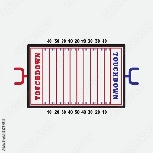 american football field