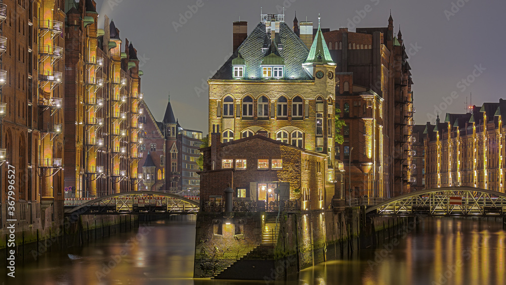 Fototapeta premium Hamburger Speicherstadt