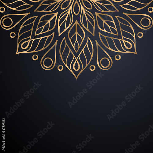 luxury ornamental mandala design background